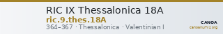 RIC IX Thessalonica 18A — CANOA