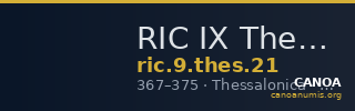 RIC IX Thessalonica 21 — CANOA