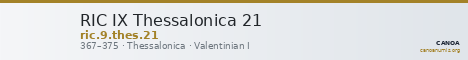 RIC IX Thessalonica 21 — CANOA