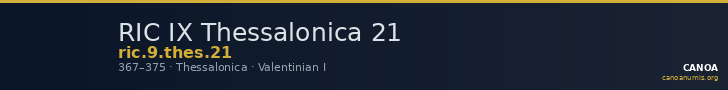 RIC IX Thessalonica 21 — CANOA