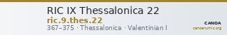 RIC IX Thessalonica 22 — CANOA
