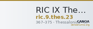 RIC IX Thessalonica 23 — CANOA