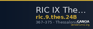 RIC IX Thessalonica 24B — CANOA