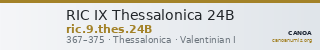 RIC IX Thessalonica 24B — CANOA