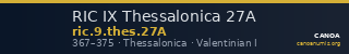 RIC IX Thessalonica 27A — CANOA