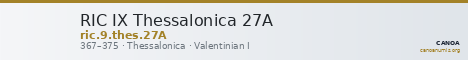 RIC IX Thessalonica 27A — CANOA