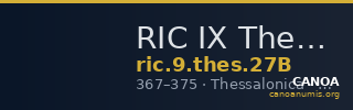 RIC IX Thessalonica 27B — CANOA