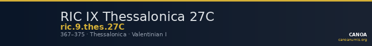 RIC IX Thessalonica 27C — CANOA
