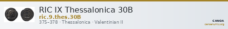 RIC IX Thessalonica 30B — CANOA