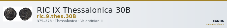 RIC IX Thessalonica 30B — CANOA