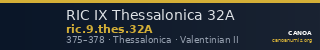 RIC IX Thessalonica 32A — CANOA