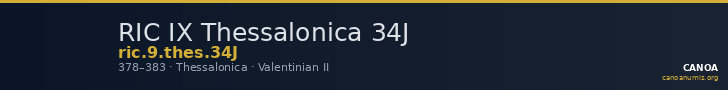 RIC IX Thessalonica 34J — CANOA