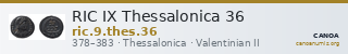 RIC IX Thessalonica 36 — CANOA