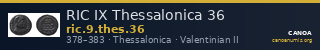 RIC IX Thessalonica 36 — CANOA
