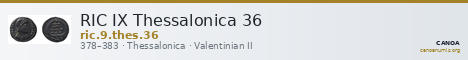 RIC IX Thessalonica 36 — CANOA
