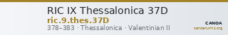 RIC IX Thessalonica 37D — CANOA