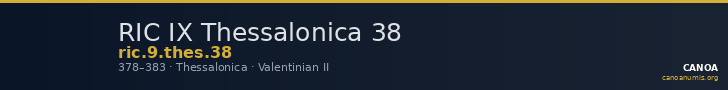 RIC IX Thessalonica 38 — CANOA