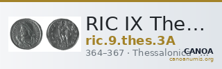 RIC IX Thessalonica 3A — CANOA