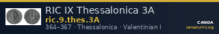 RIC IX Thessalonica 3A — CANOA