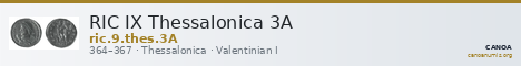 RIC IX Thessalonica 3A — CANOA
