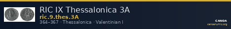 RIC IX Thessalonica 3A — CANOA
