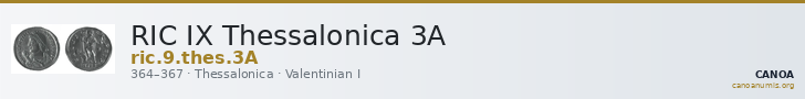 RIC IX Thessalonica 3A — CANOA