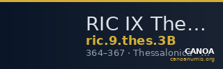 RIC IX Thessalonica 3B — CANOA