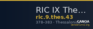 RIC IX Thessalonica 43 — CANOA