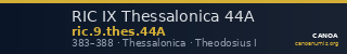 RIC IX Thessalonica 44A — CANOA