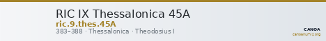 RIC IX Thessalonica 45A — CANOA