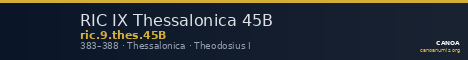 RIC IX Thessalonica 45B — CANOA