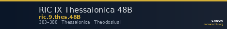 RIC IX Thessalonica 48B — CANOA