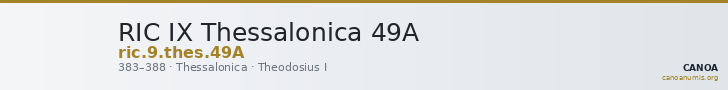 RIC IX Thessalonica 49A — CANOA