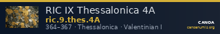RIC IX Thessalonica 4A — CANOA