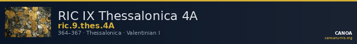 RIC IX Thessalonica 4A — CANOA
