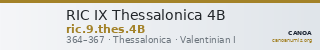 RIC IX Thessalonica 4B — CANOA