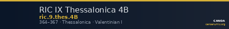 RIC IX Thessalonica 4B — CANOA