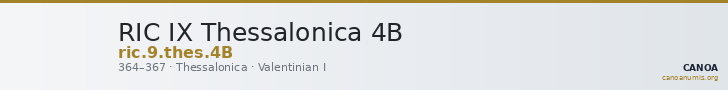 RIC IX Thessalonica 4B — CANOA