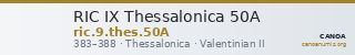 RIC IX Thessalonica 50A — CANOA