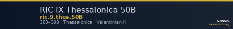 RIC IX Thessalonica 50B — CANOA