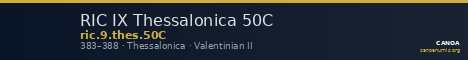 RIC IX Thessalonica 50C — CANOA