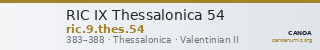 RIC IX Thessalonica 54 — CANOA