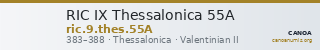 RIC IX Thessalonica 55A — CANOA