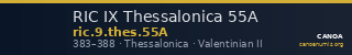 RIC IX Thessalonica 55A — CANOA