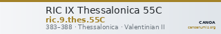 RIC IX Thessalonica 55C — CANOA