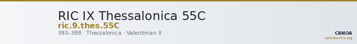 RIC IX Thessalonica 55C — CANOA
