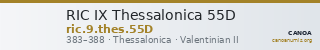 RIC IX Thessalonica 55D — CANOA