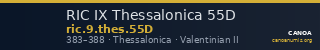 RIC IX Thessalonica 55D — CANOA