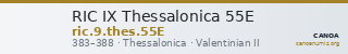 RIC IX Thessalonica 55E — CANOA