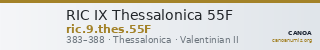 RIC IX Thessalonica 55F — CANOA